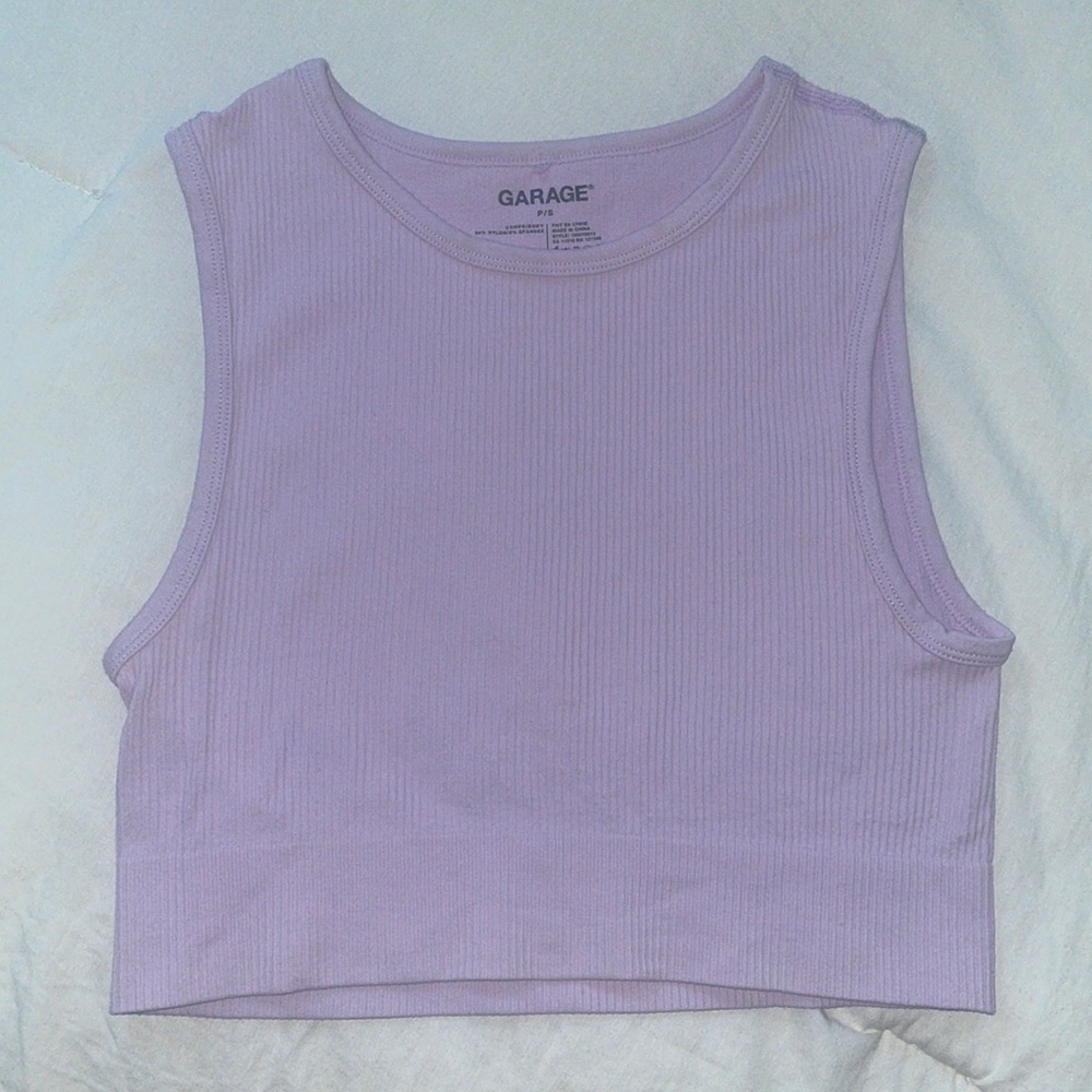 Garage - purple seamless muscle tank